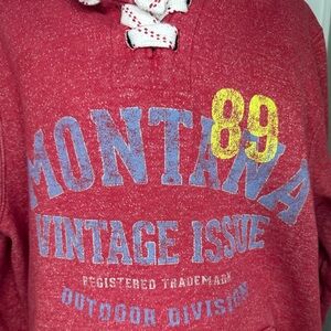 Artisan Red and Blue Vintage Issue Montana Sweatshirt